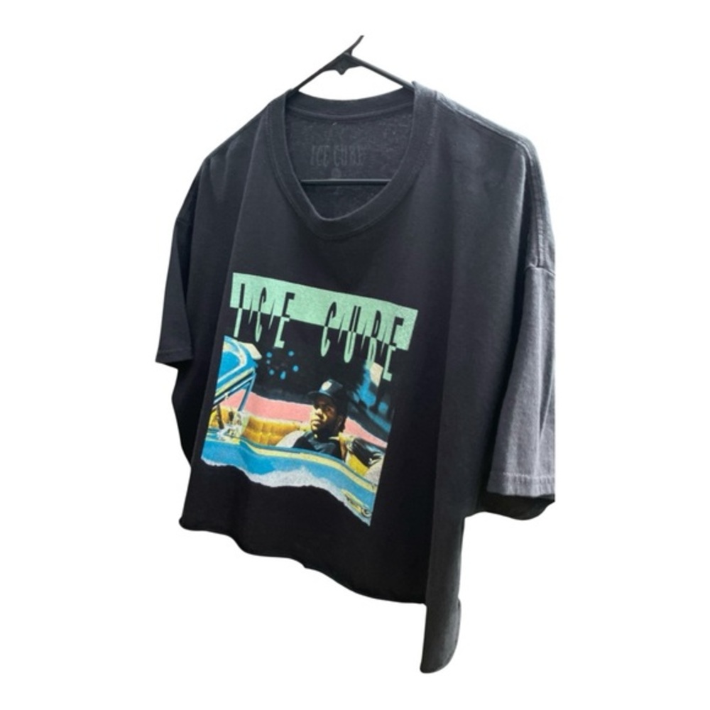 Women’s Ice Cube Graphic Black T-Shirt‎ Women’s Size XL Y2K Streetwear